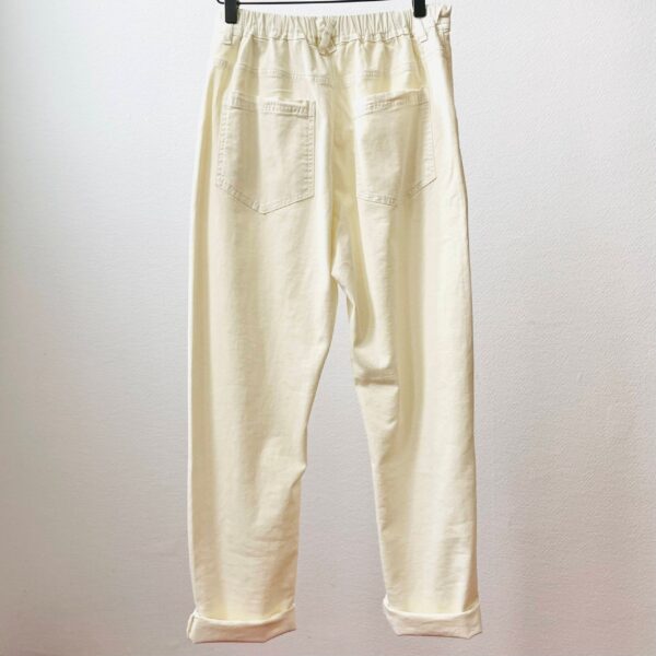 Pantalon crème HOD Paris – Élégance décontractée et confort absolu – Image 2