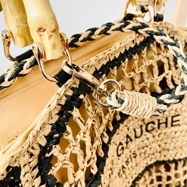 Cabas tressé “Rive Gauche” – Le must-have bohème chic de l’été – Image 2
